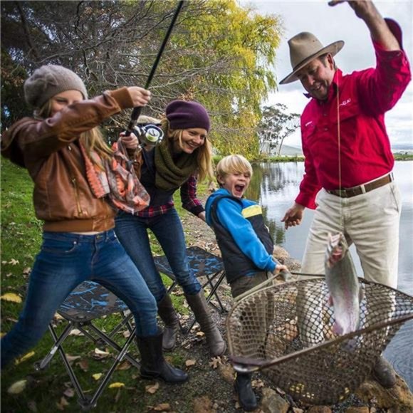 Camping Stool Portable Folding Stool Portable Chair Mini Foldable Stool - Picture 2 of 5